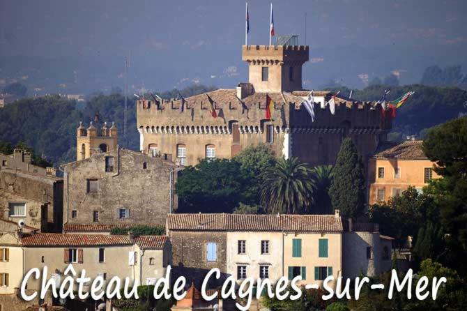 Grand Studio Tres Agreable Avec Bar, Cuisine Et Terrasse Cagnes-sur-Mer Exterior foto